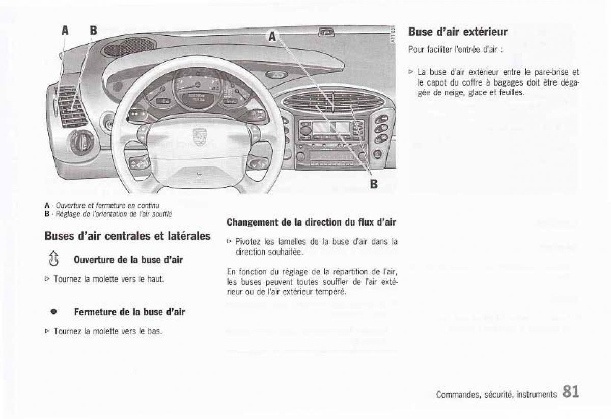 manual  Porsche Boxster 986 FL manuel du proprietaire / page 83