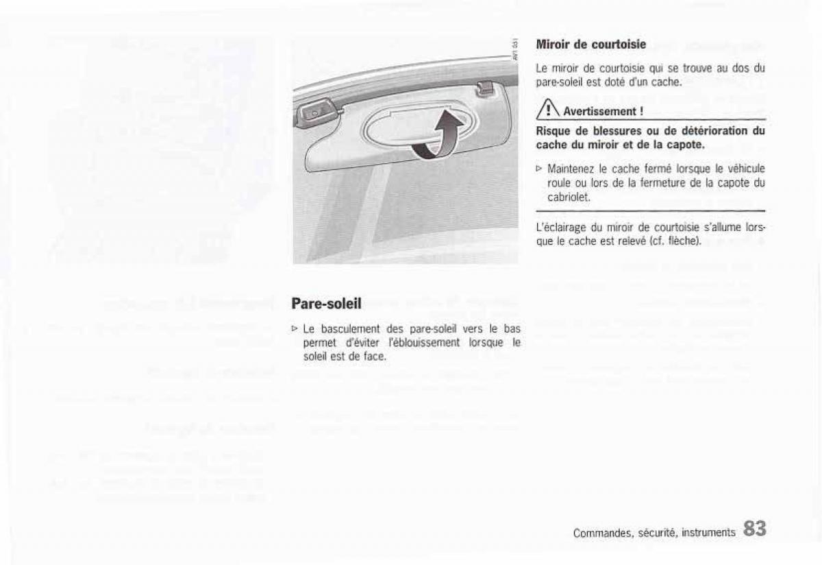 Porsche Boxster 986 FL manuel du proprietaire / page 85