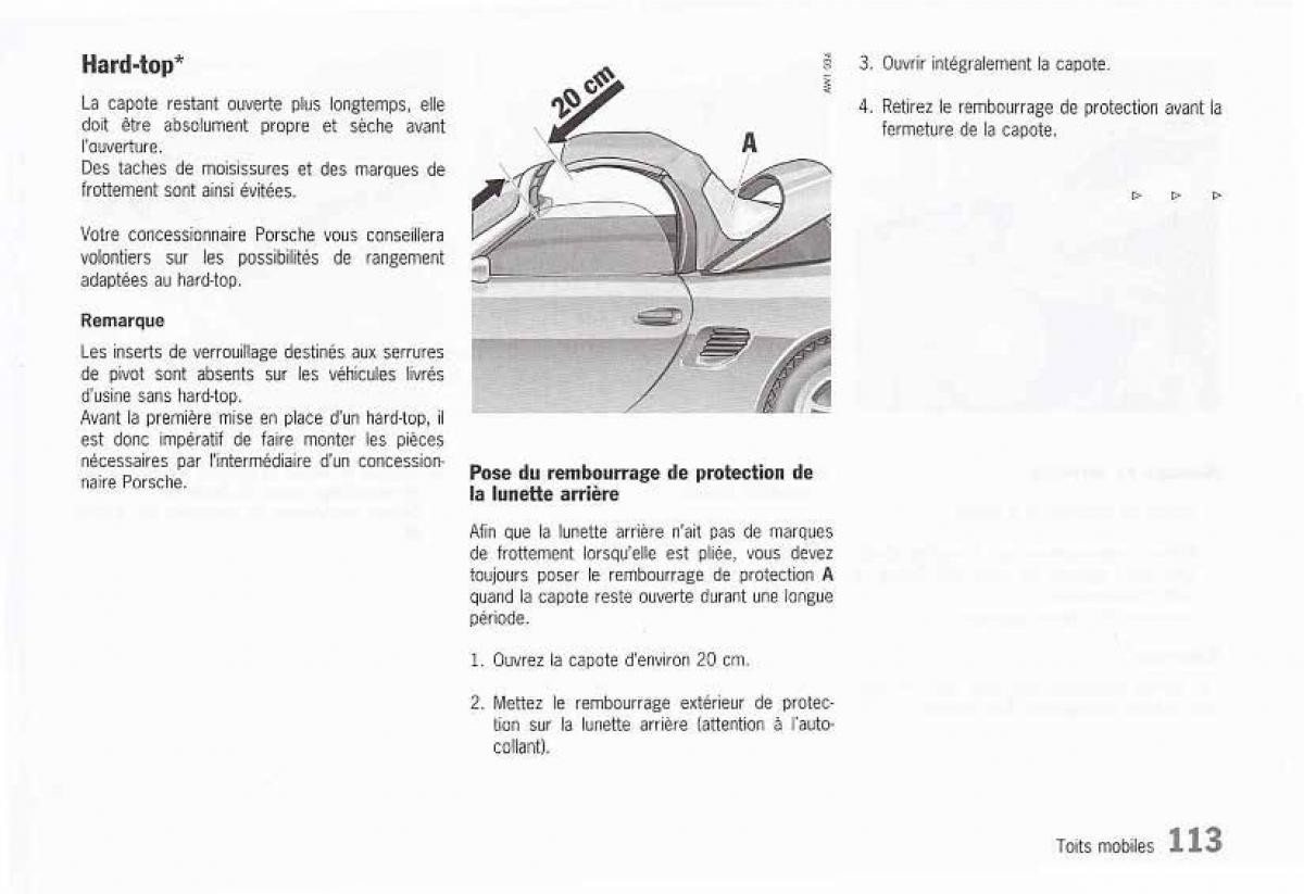 Porsche Boxster 986 FL manuel du proprietaire / page 115