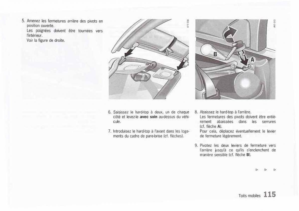 Porsche Boxster 986 FL manuel du proprietaire / page 117