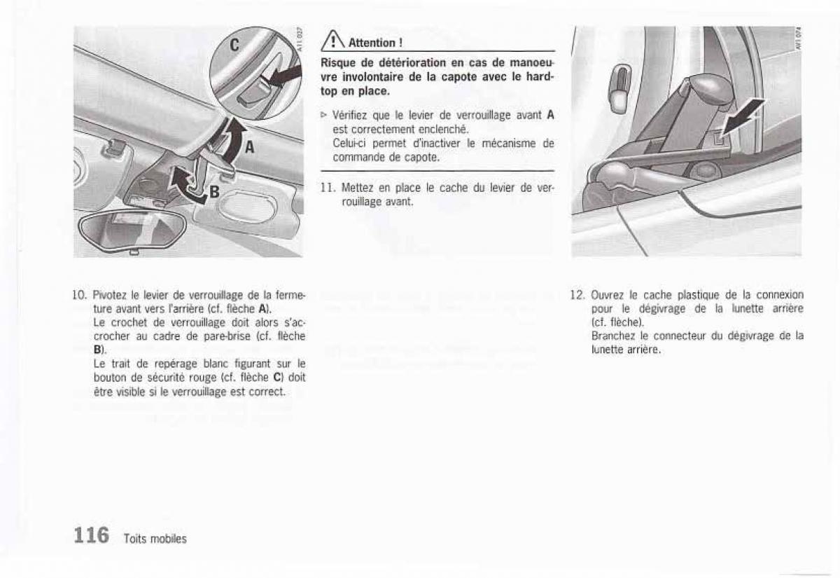 Porsche Boxster 986 FL manuel du proprietaire / page 118