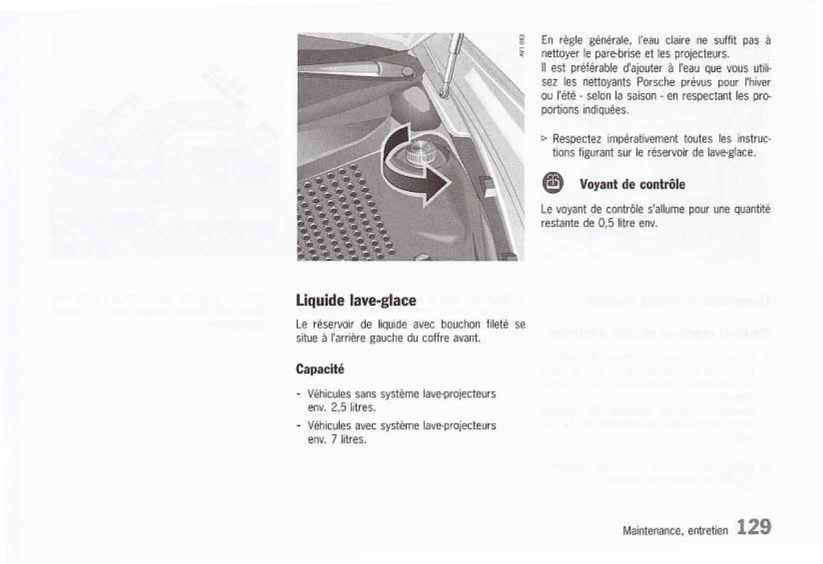 Porsche Boxster 986 FL manuel du proprietaire / page 131