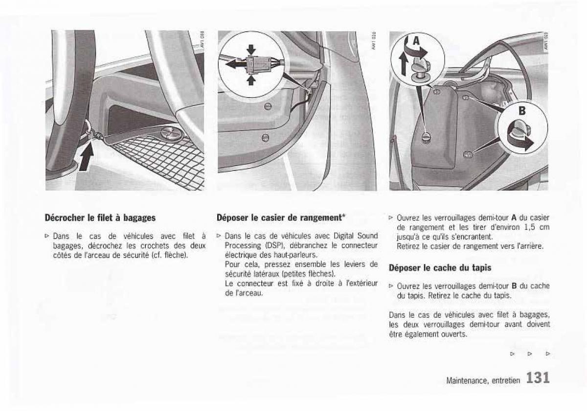 manual  Porsche Boxster 986 FL manuel du proprietaire / page 133