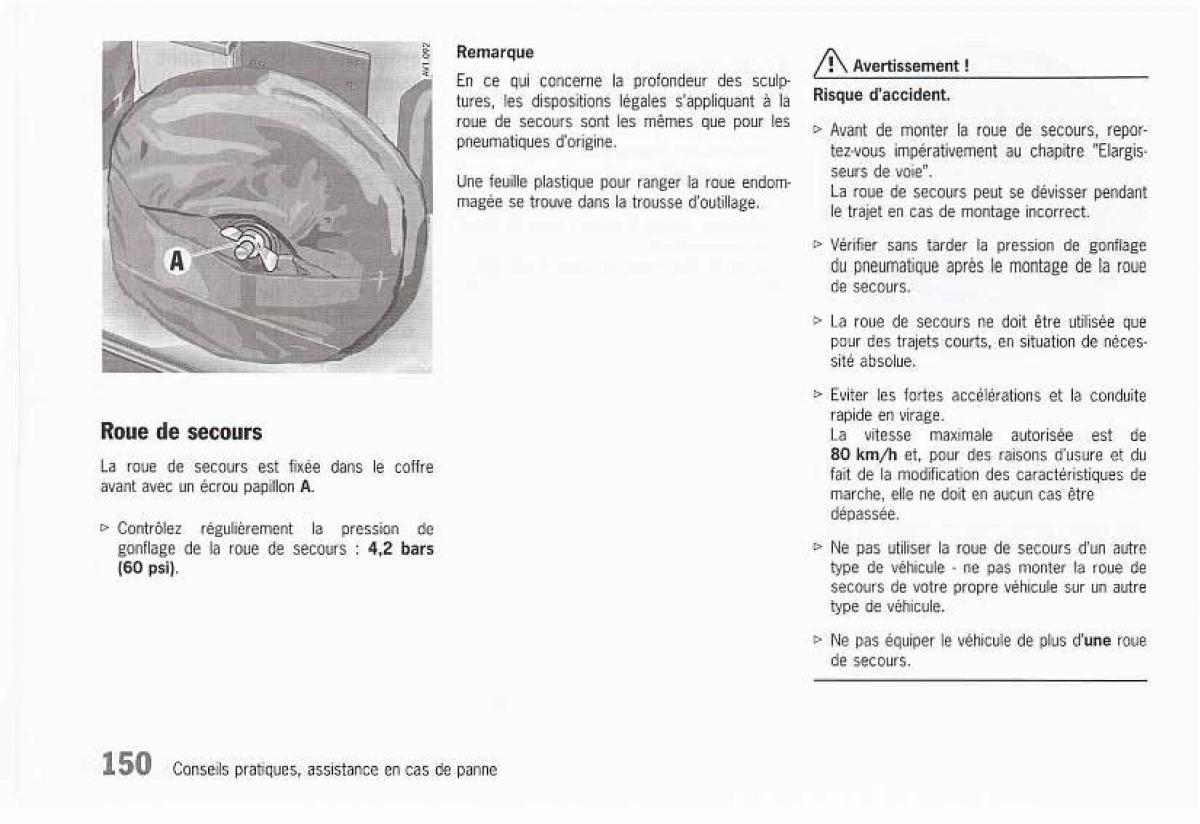 Porsche Boxster 986 FL manuel du proprietaire / page 152