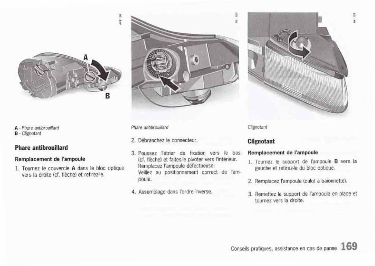 Porsche Boxster 986 FL manuel du proprietaire / page 171