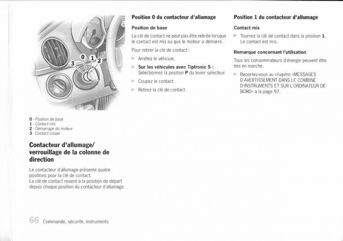 Porsche Boxster 987 manuel du proprietaire / page 59