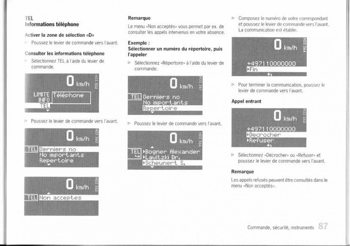 Porsche Boxster 987 manuel du proprietaire / page 80