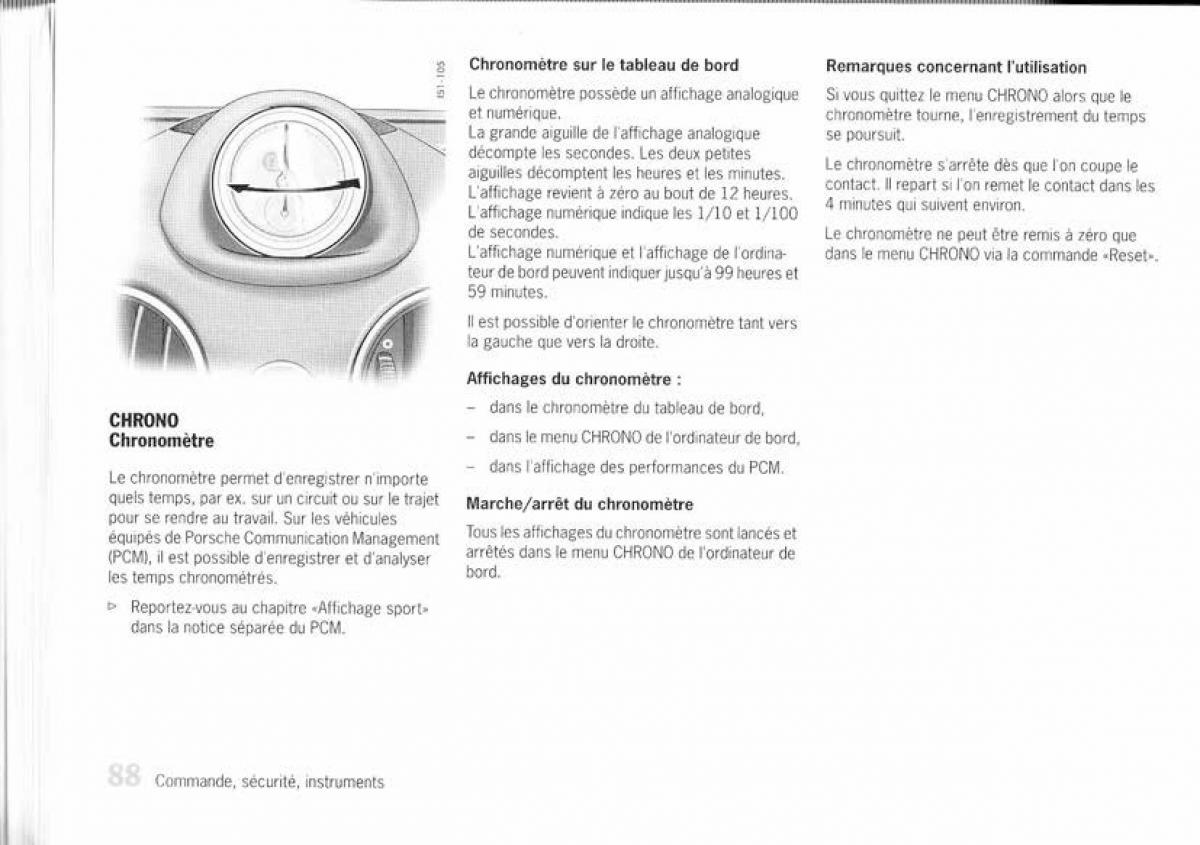 Porsche Boxster 987 manuel du proprietaire / page 81