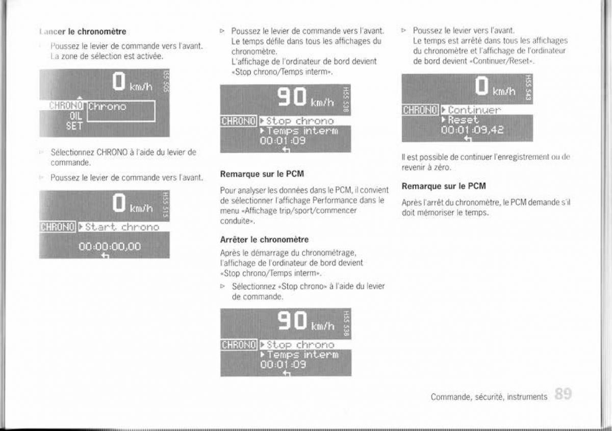 Porsche Boxster 987 manuel du proprietaire / page 82