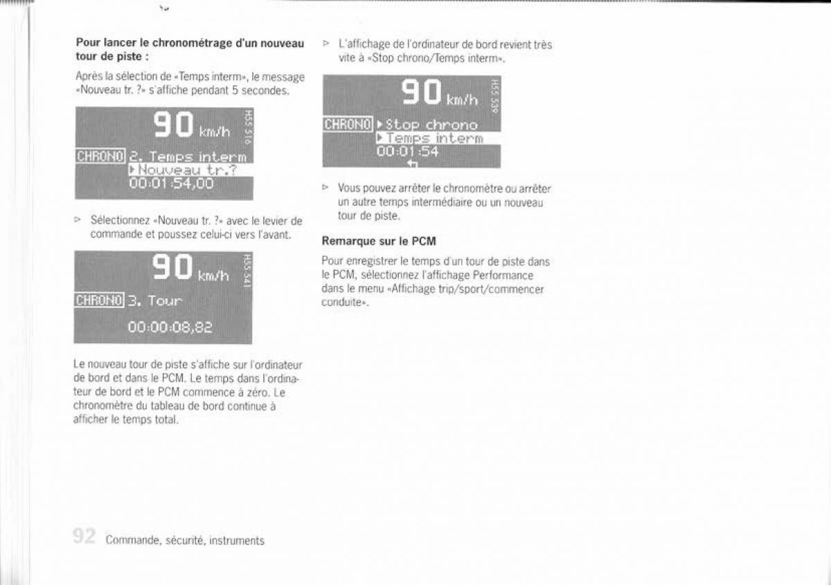 Porsche Boxster 987 manuel du proprietaire / page 85