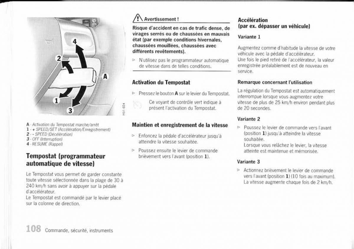 Porsche Boxster 987 manuel du proprietaire / page 101