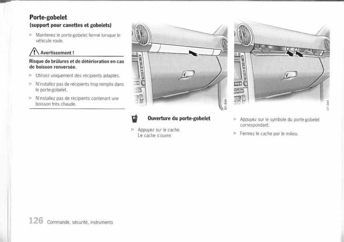 Porsche Boxster 987 manuel du proprietaire / page 119