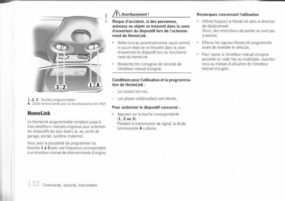 Porsche Boxster 987 manuel du proprietaire / page 125