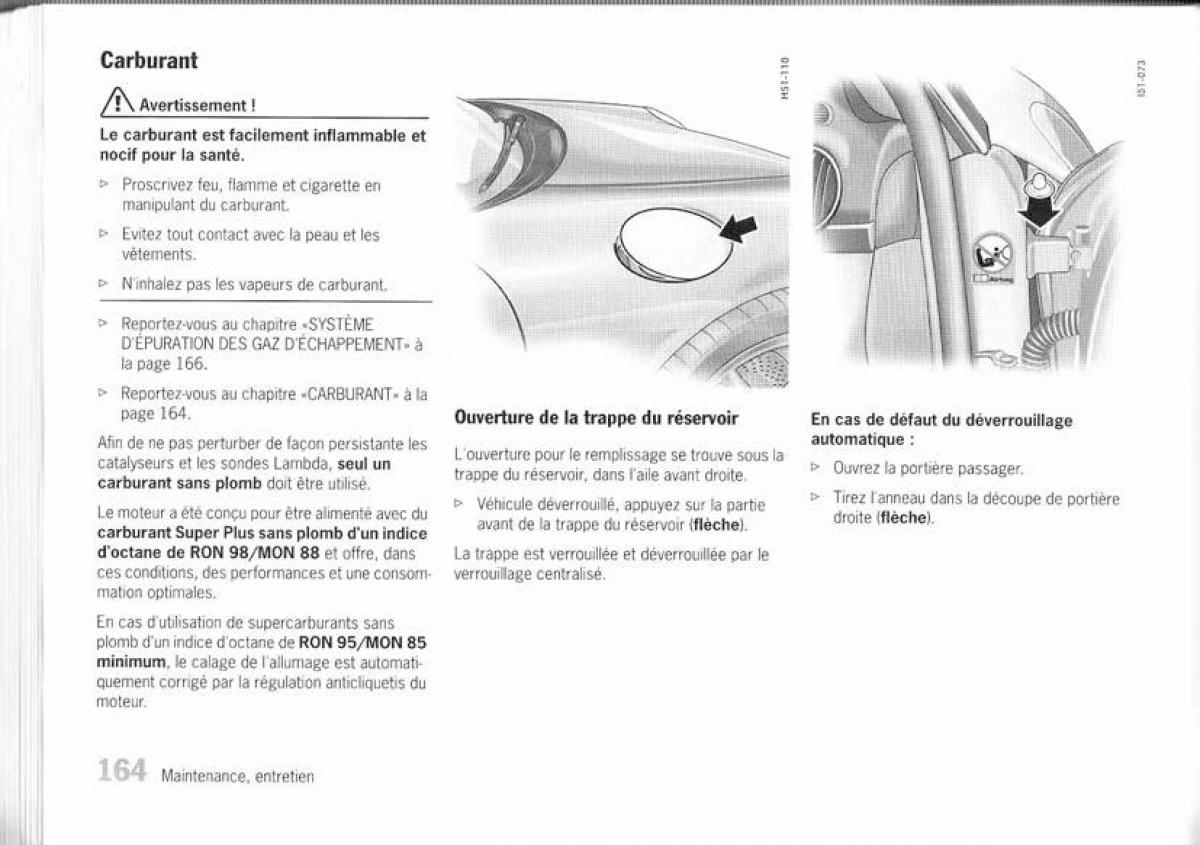 Porsche Boxster 987 manuel du proprietaire / page 157