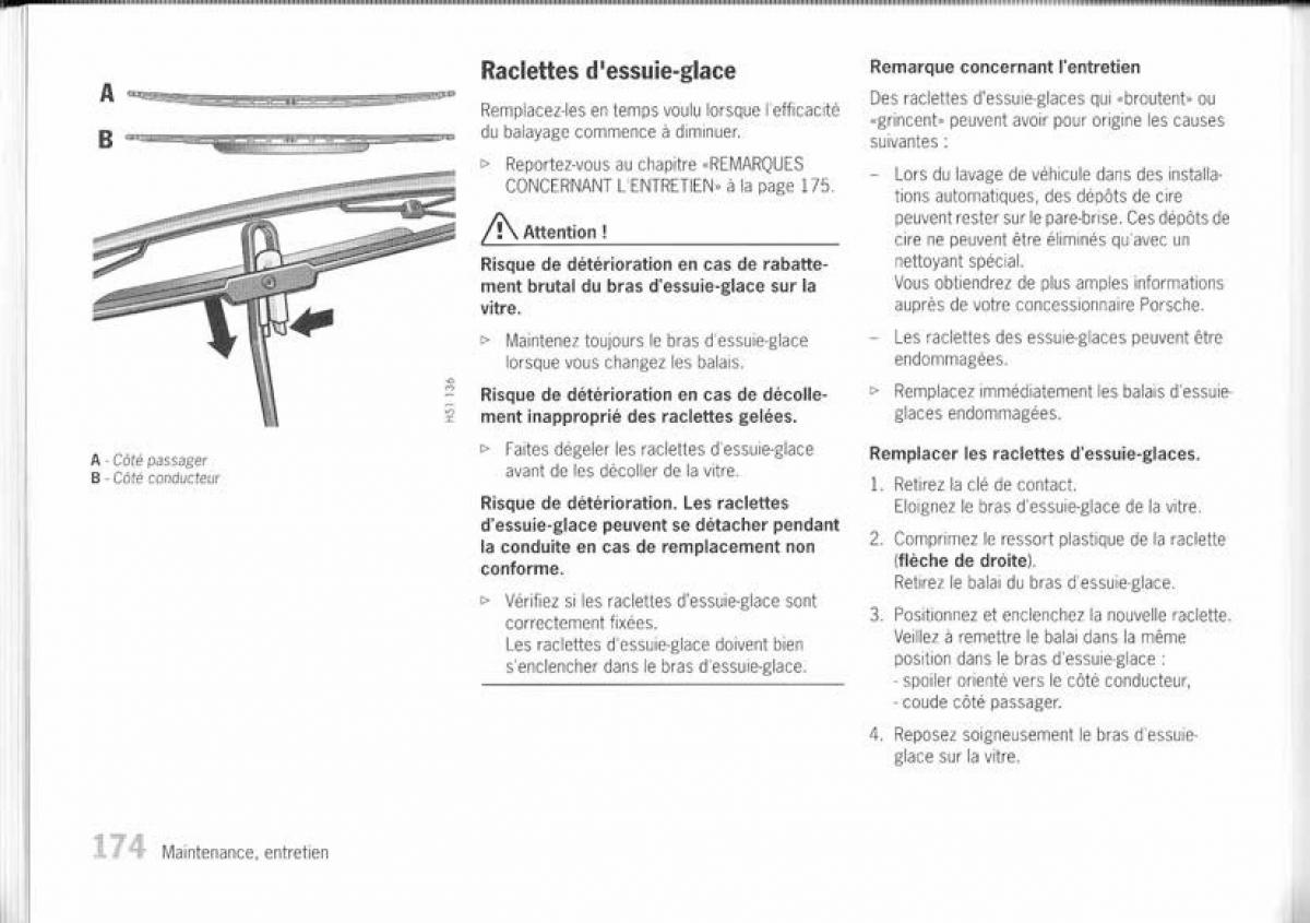 Porsche Boxster 987 manuel du proprietaire / page 167