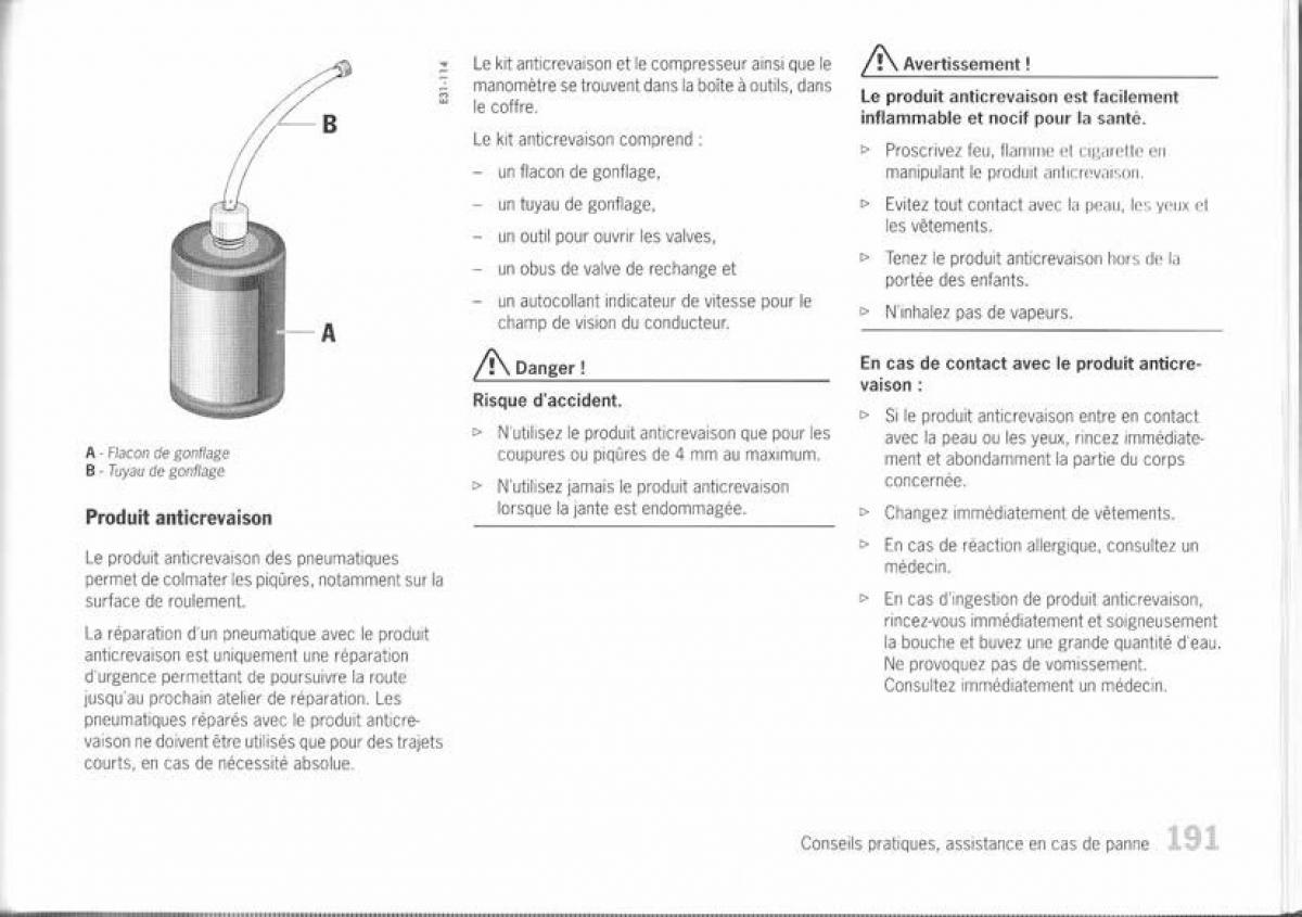 Porsche Boxster 987 manuel du proprietaire / page 184