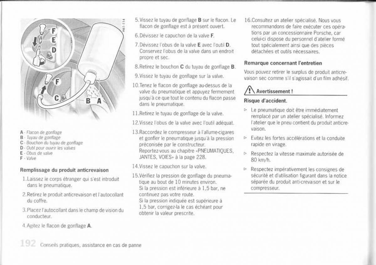 Porsche Boxster 987 manuel du proprietaire / page 185