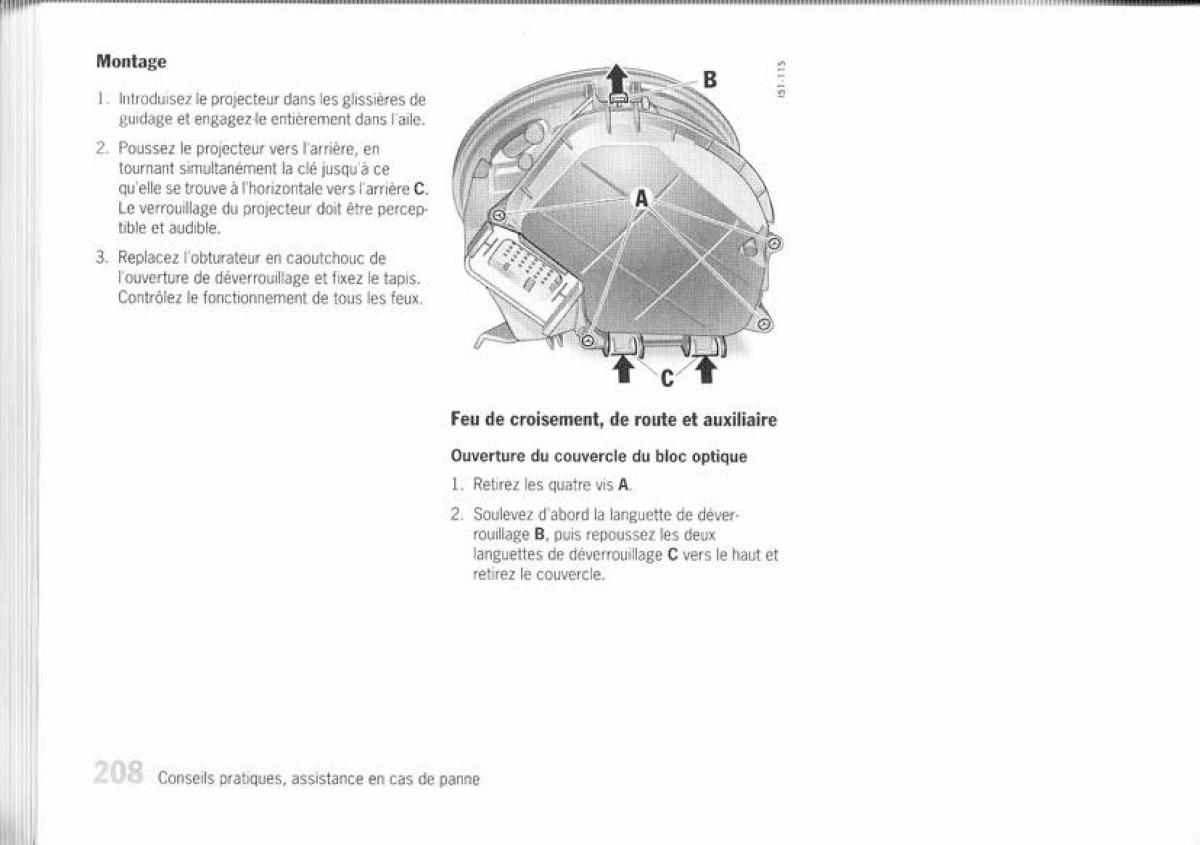 Porsche Boxster 987 manuel du proprietaire / page 201