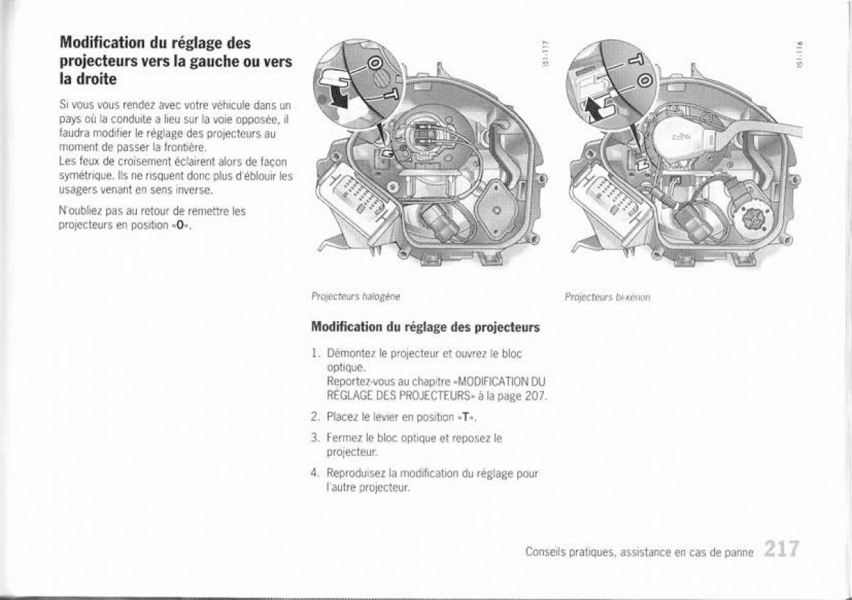 Porsche Boxster 987 manuel du proprietaire / page 210