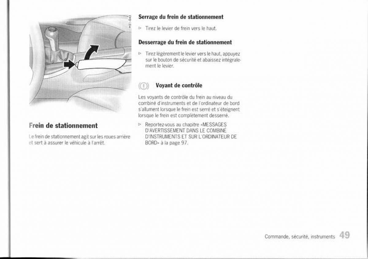 Porsche Boxster 987 manuel du proprietaire / page 43