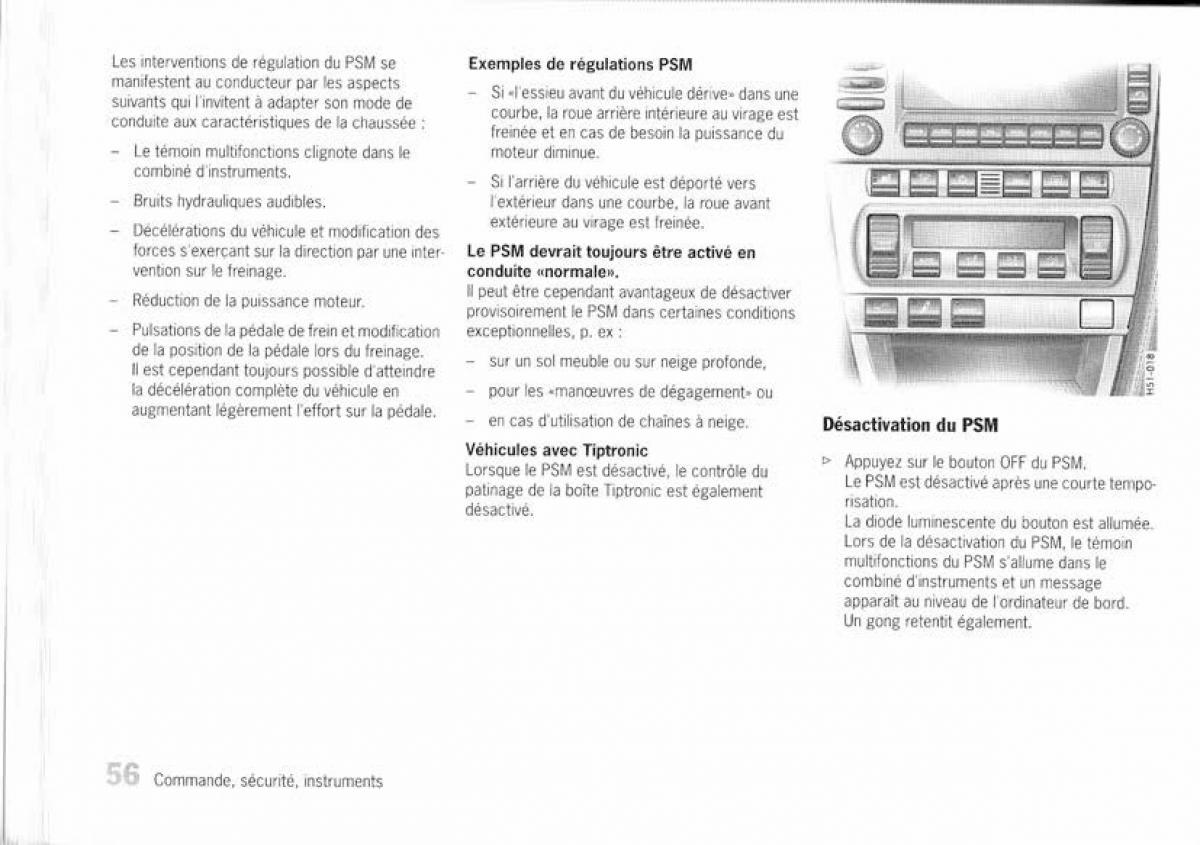 Porsche Boxster 987 manuel du proprietaire / page 50