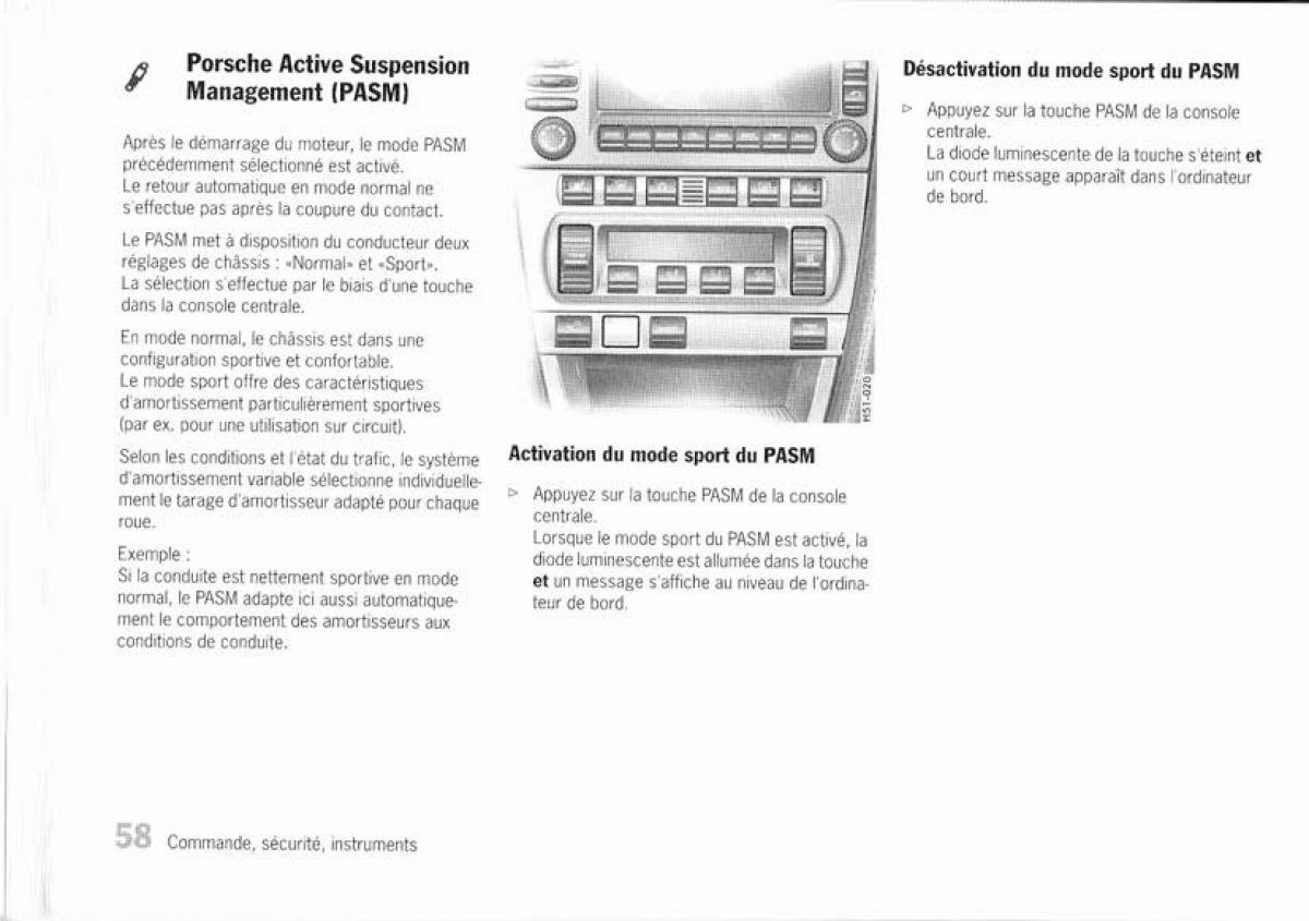 Porsche Boxster 987 manuel du proprietaire / page 52