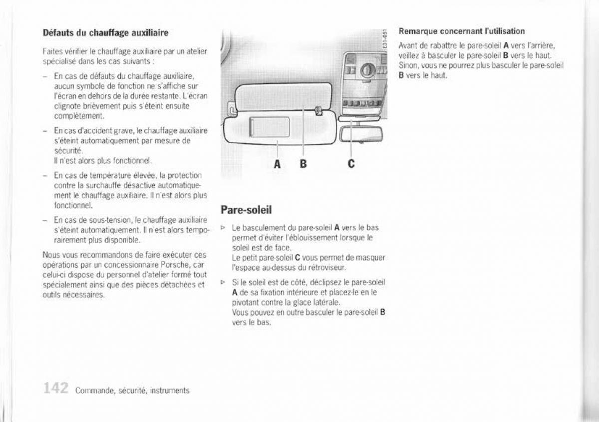 Porsche Cayenne I 1 manuel du proprietaire / page 133