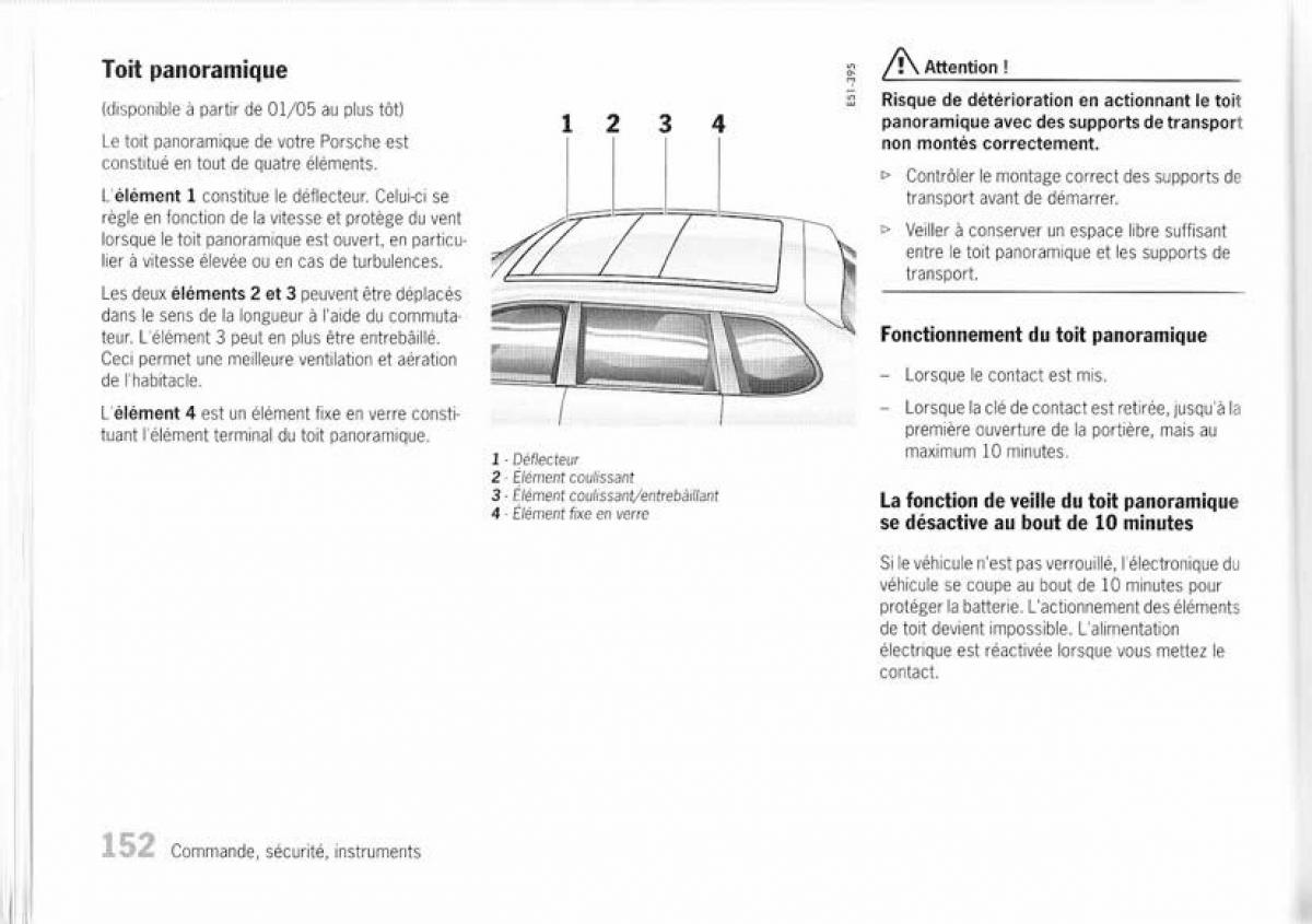 Porsche Cayenne I 1 manuel du proprietaire / page 143