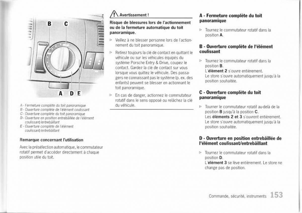 Porsche Cayenne I 1 manuel du proprietaire / page 144