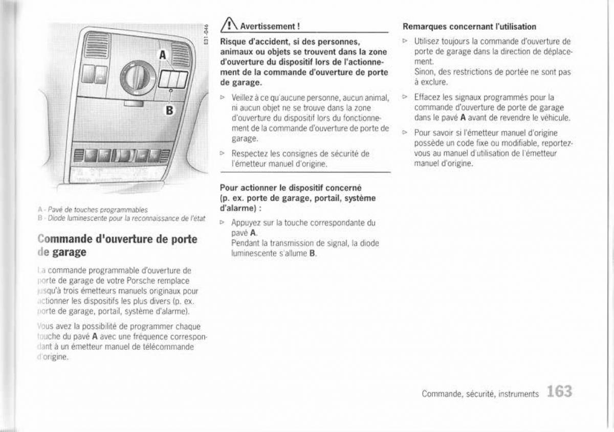 Porsche Cayenne I 1 manuel du proprietaire / page 154