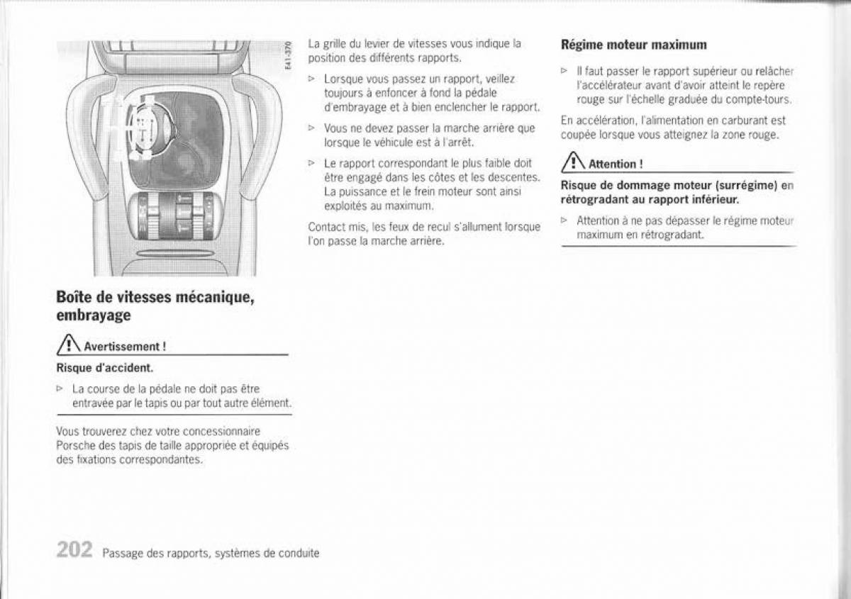 Porsche Cayenne I 1 manuel du proprietaire / page 192