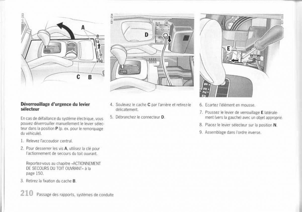 Porsche Cayenne I 1 manuel du proprietaire / page 200