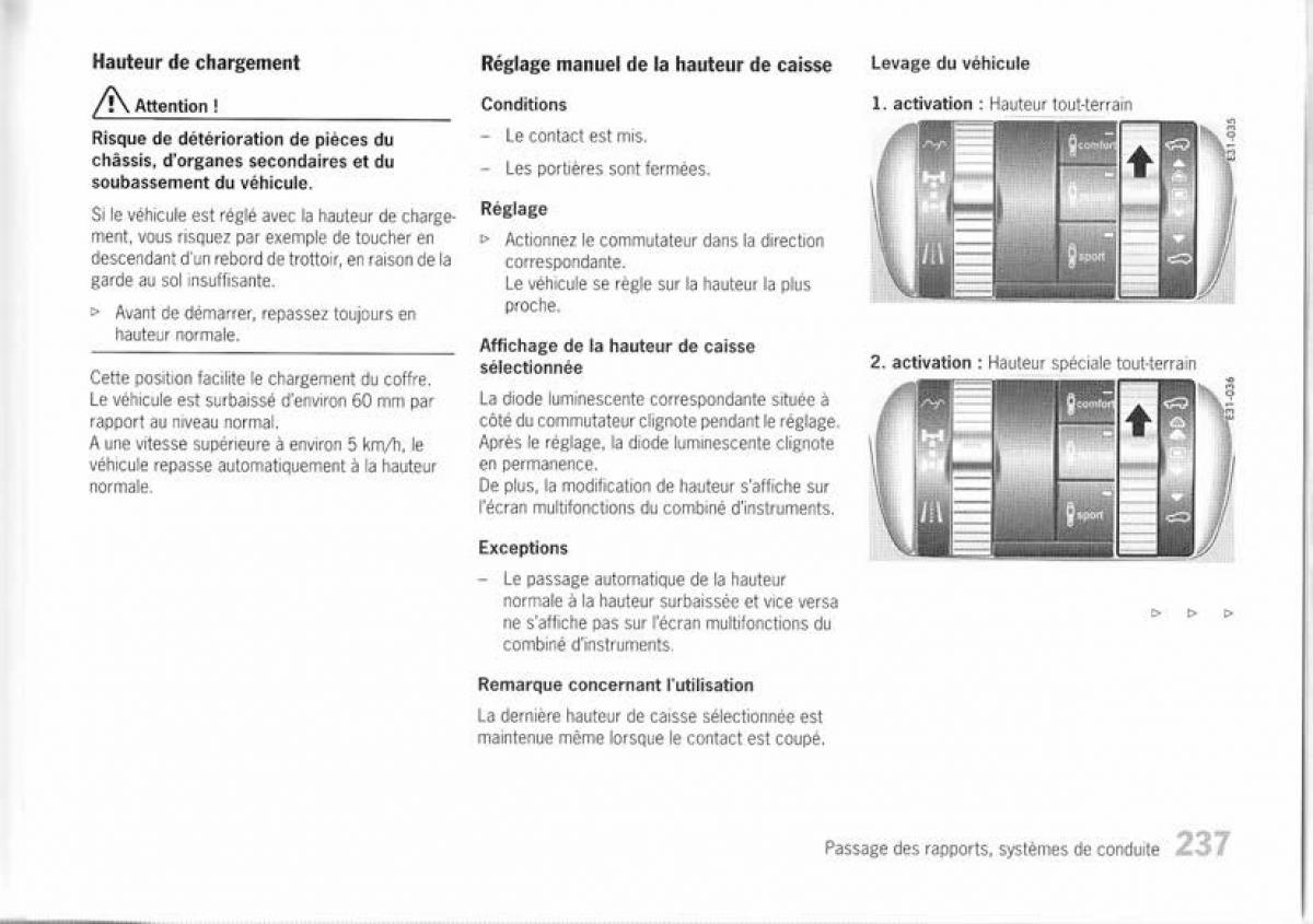 Porsche Cayenne I 1 manuel du proprietaire / page 227