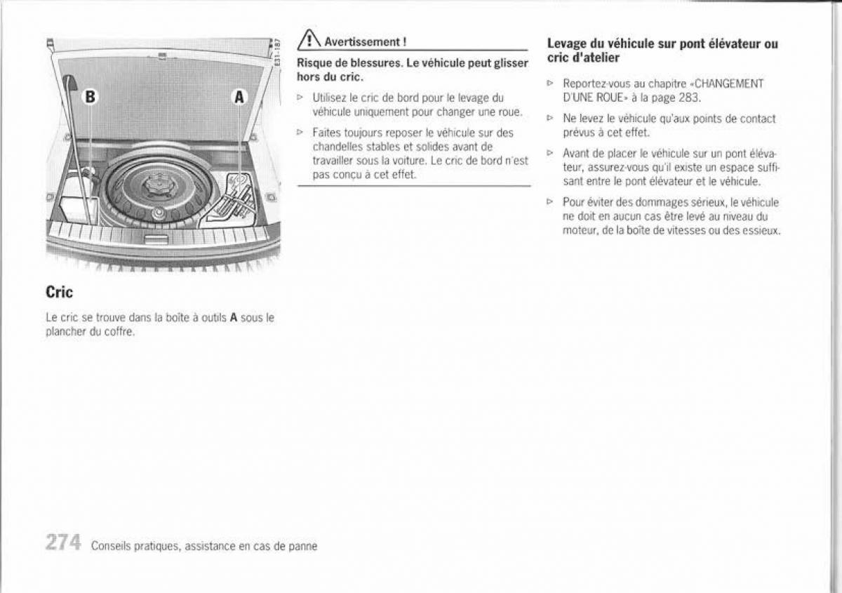 Porsche Cayenne I 1 manuel du proprietaire / page 262