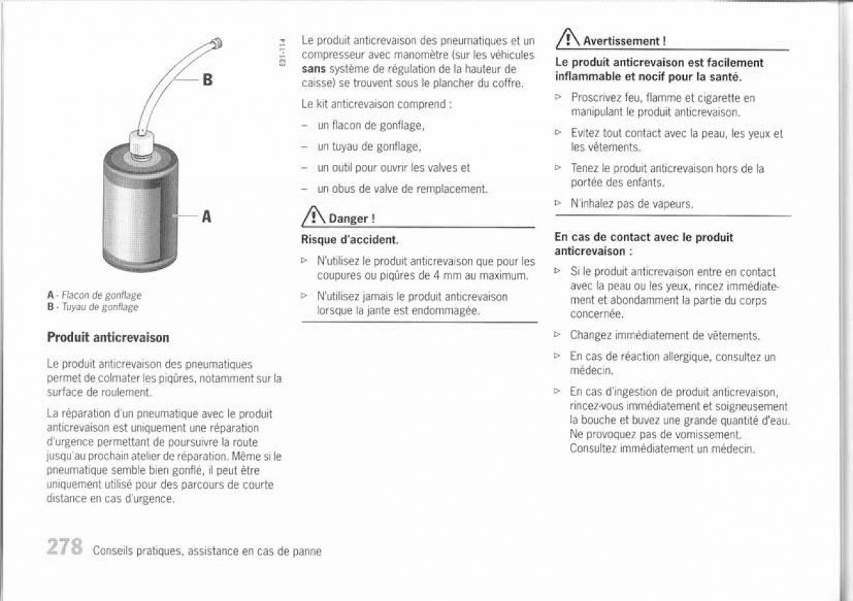 Porsche Cayenne I 1 manuel du proprietaire / page 266