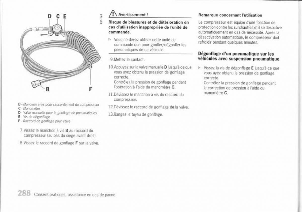 Porsche Cayenne I 1 manuel du proprietaire / page 276