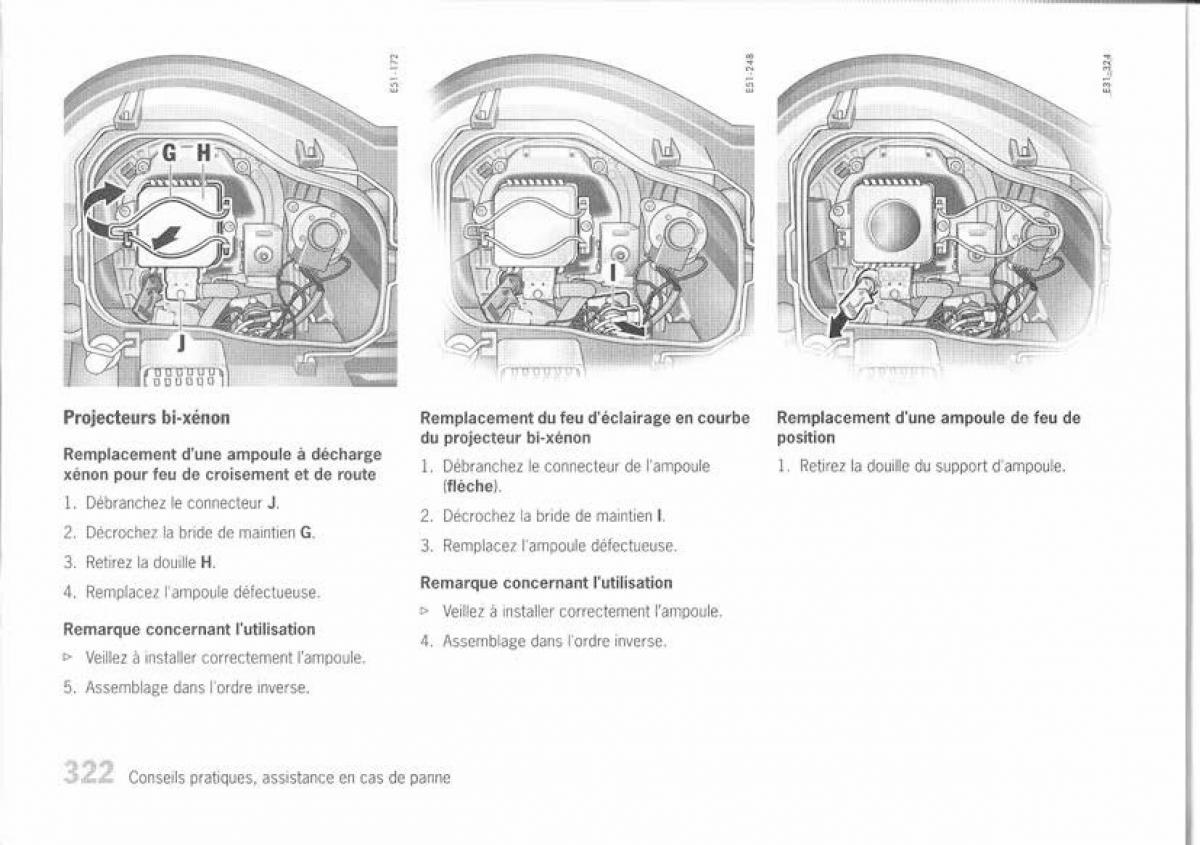 Porsche Cayenne I 1 manuel du proprietaire / page 310