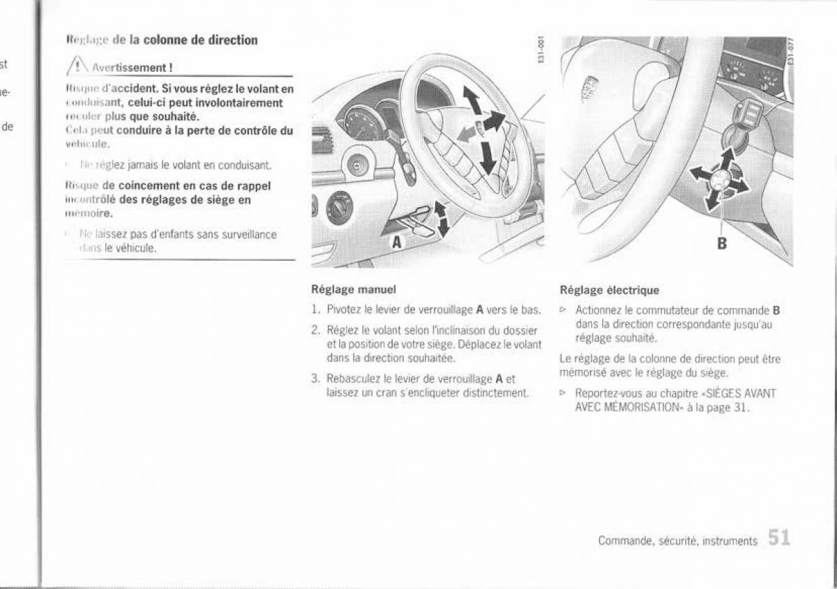 Porsche Cayenne I 1 manuel du proprietaire / page 42