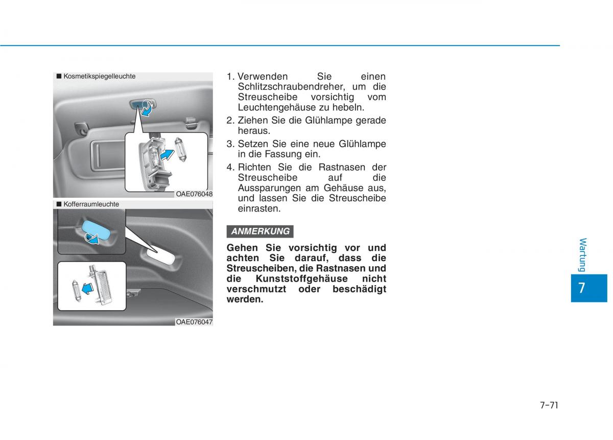 Hyundai Ioniq Electric Handbuch / page 560