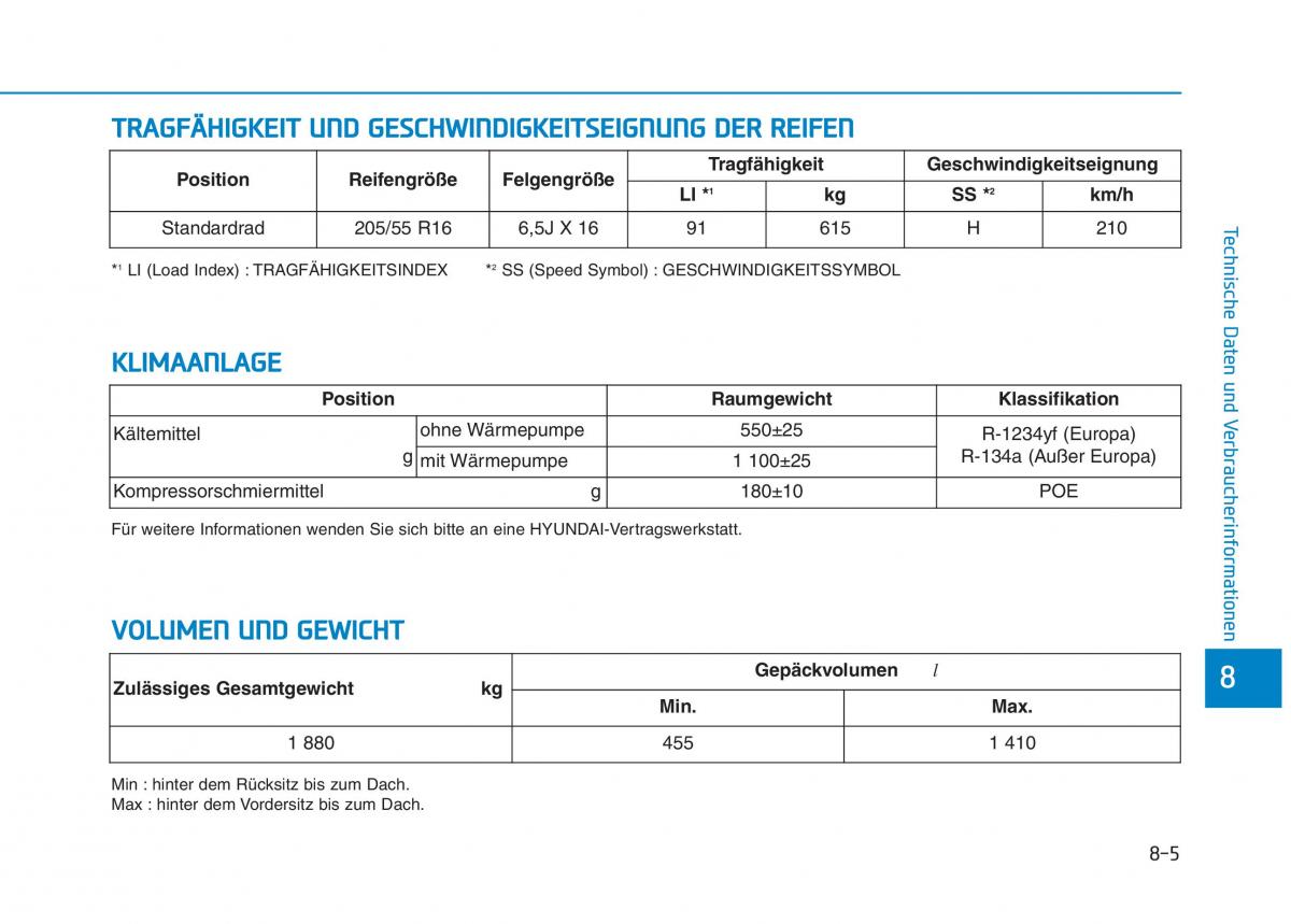 Hyundai Ioniq Electric Handbuch / page 574