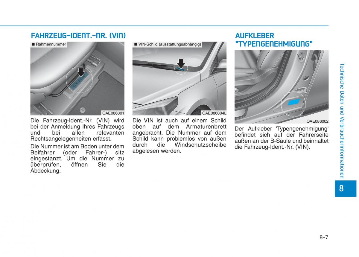 Hyundai Ioniq Electric Handbuch / page 576