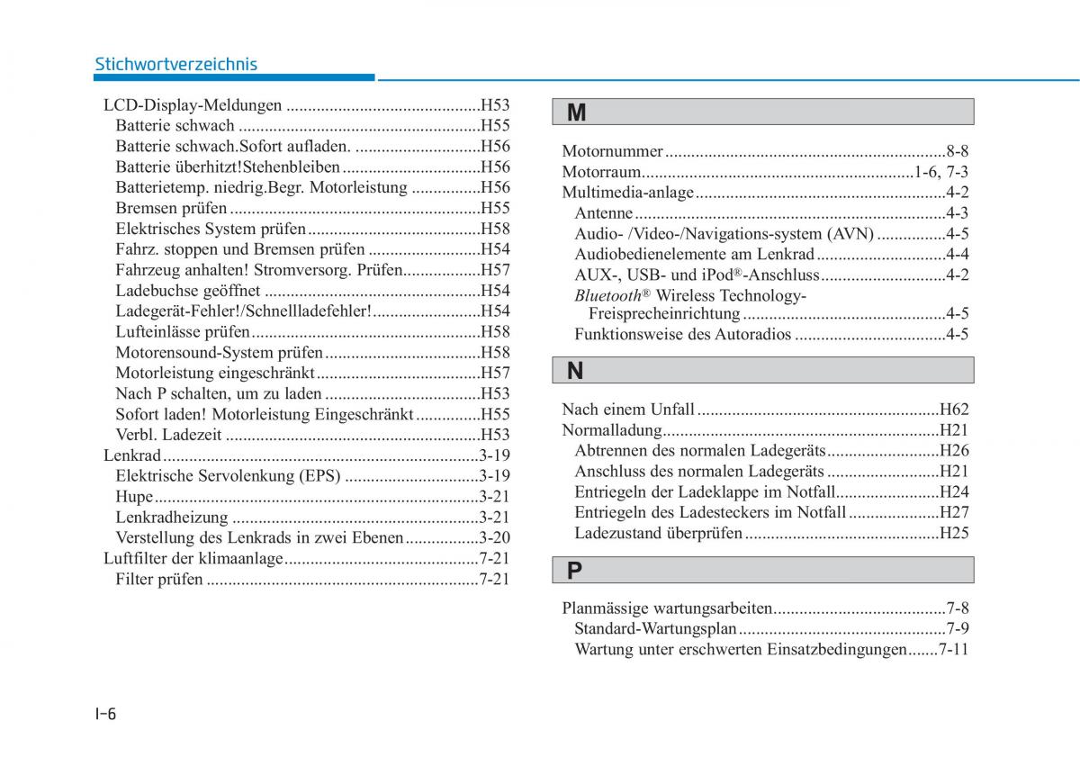 Hyundai Ioniq Electric Handbuch / page 584