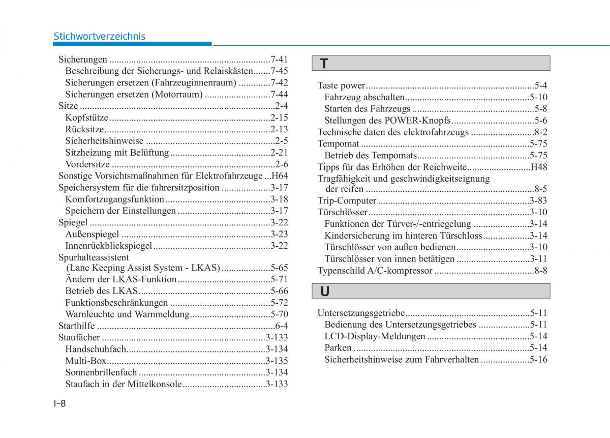 Hyundai Ioniq Electric Handbuch / page 586