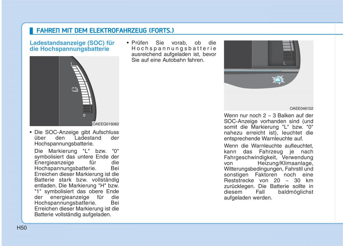 Hyundai Ioniq Electric Handbuch / page 59