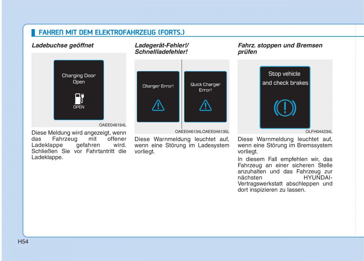 Hyundai Ioniq Electric Handbuch / page 63