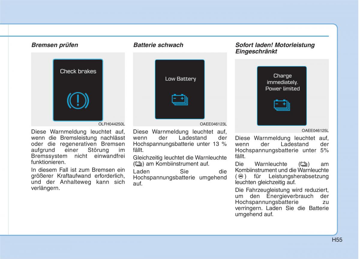 Hyundai Ioniq Electric Handbuch / page 64