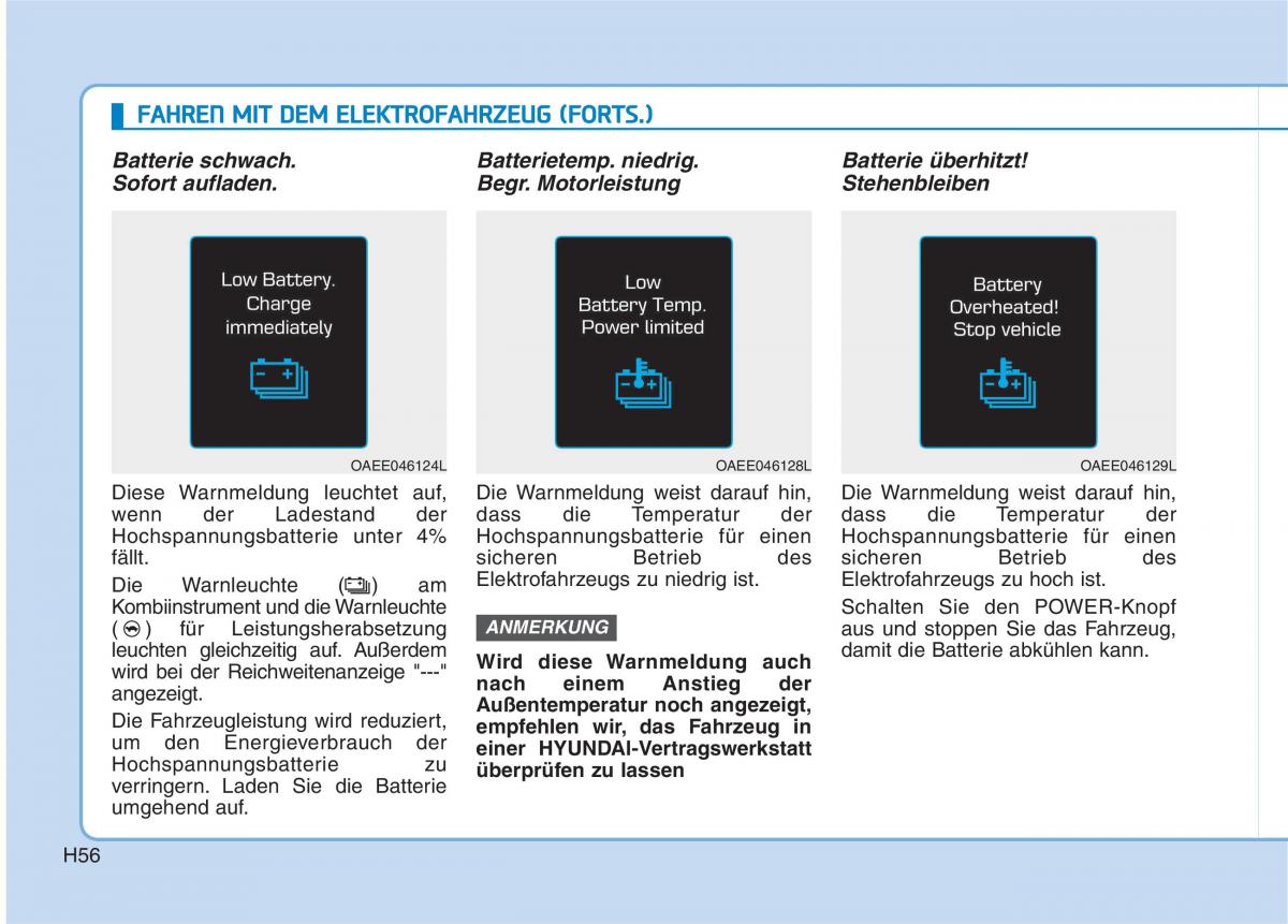 Hyundai Ioniq Electric Handbuch / page 65