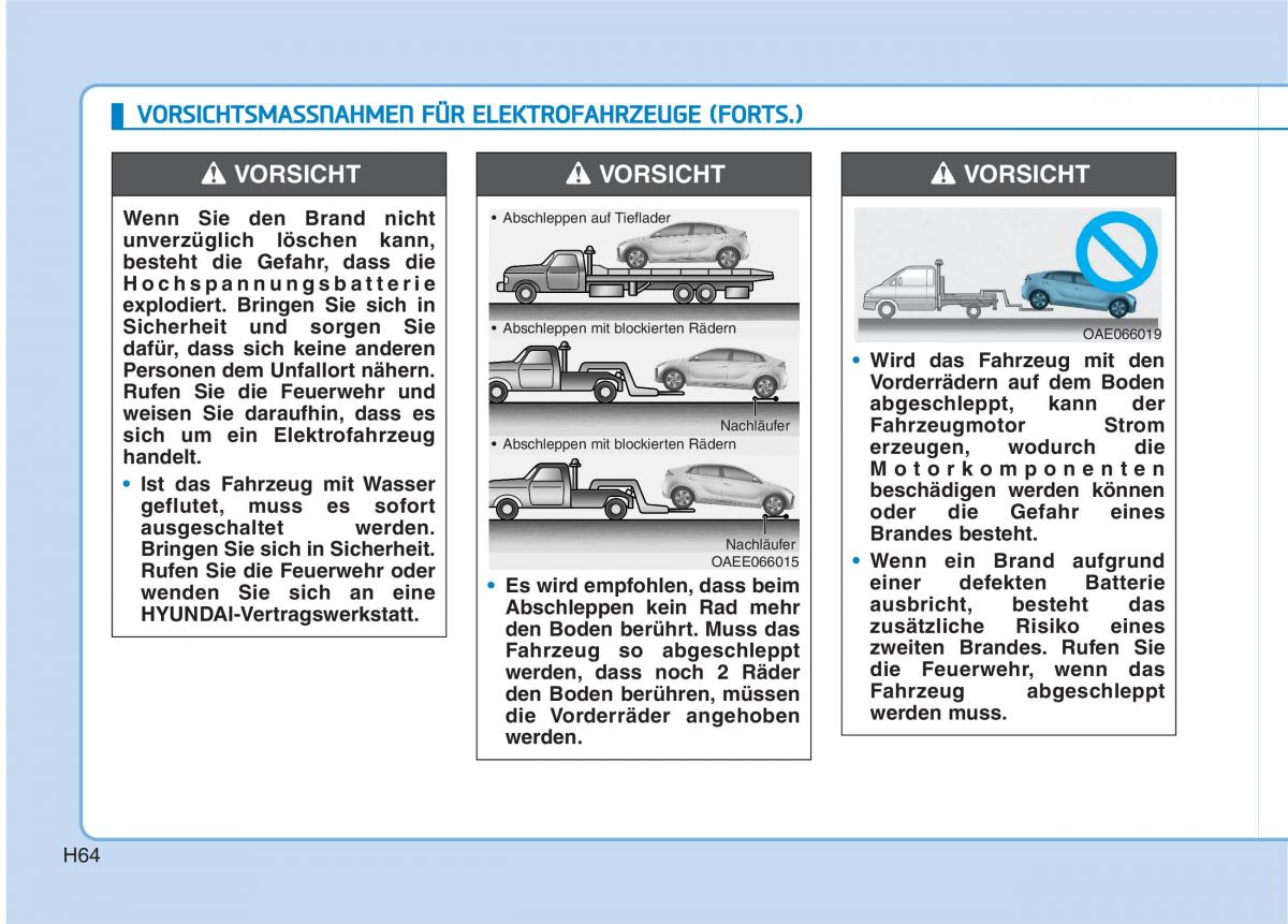 Hyundai Ioniq Electric Handbuch / page 73