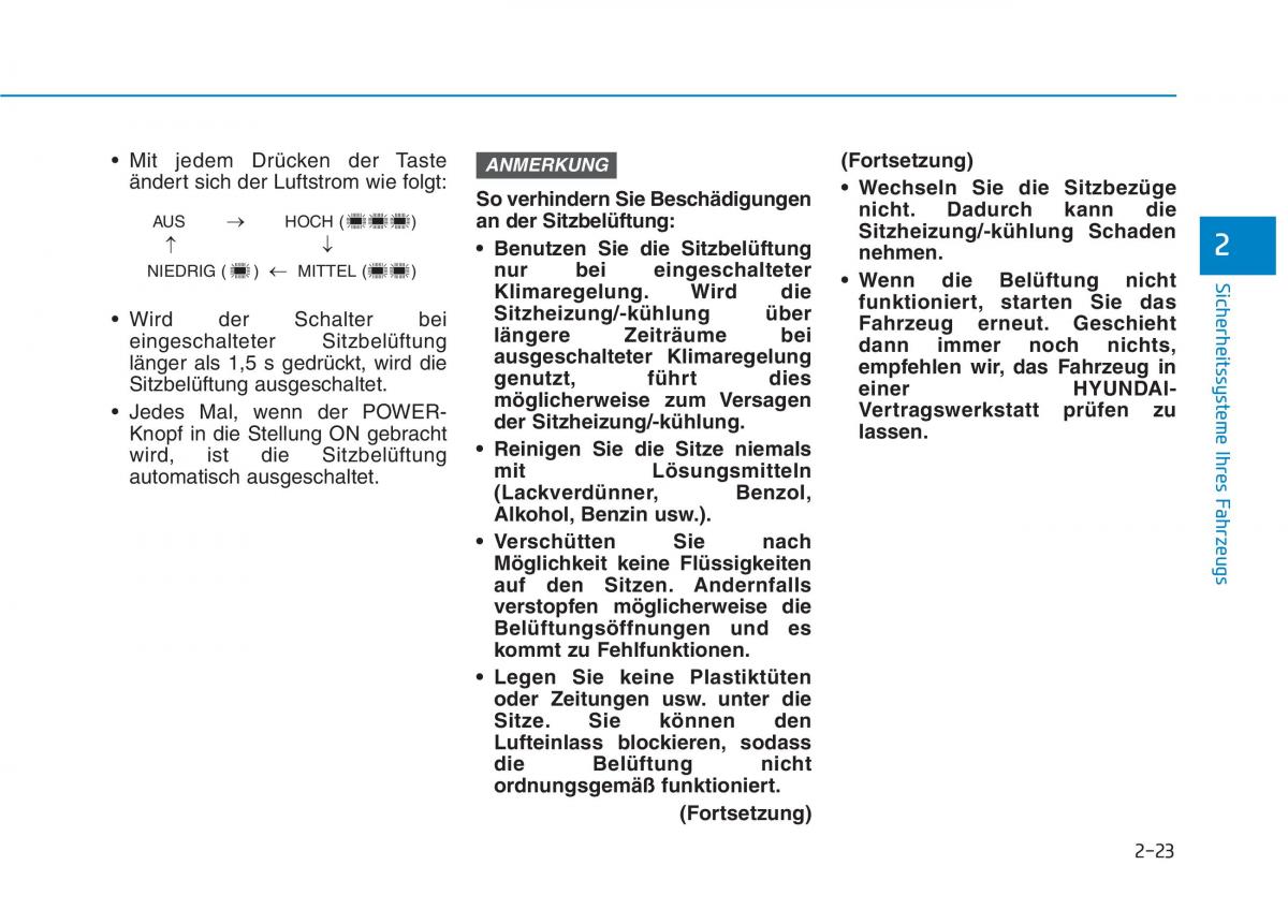 Hyundai Ioniq Electric Handbuch / page 103