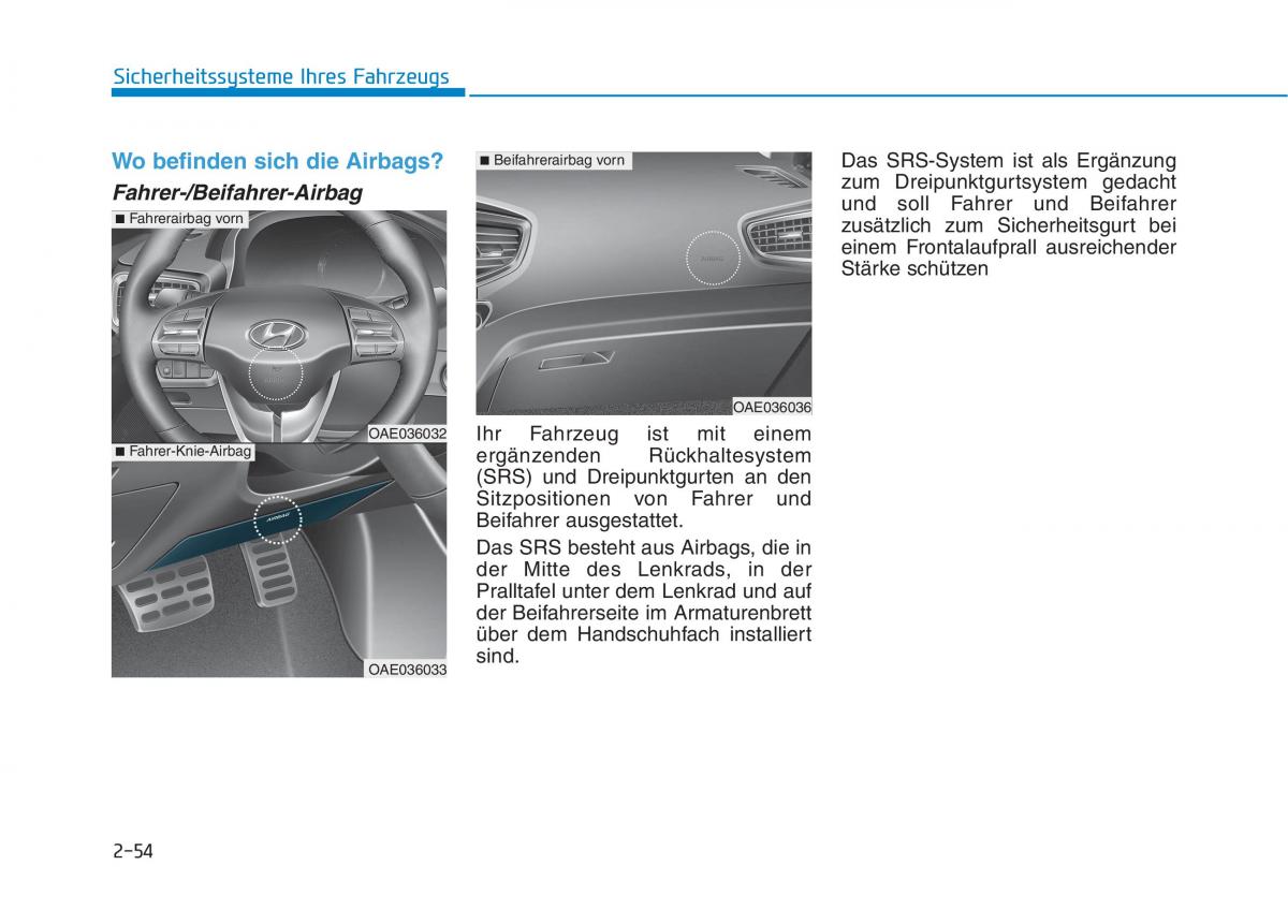 Hyundai Ioniq Electric Handbuch / page 134